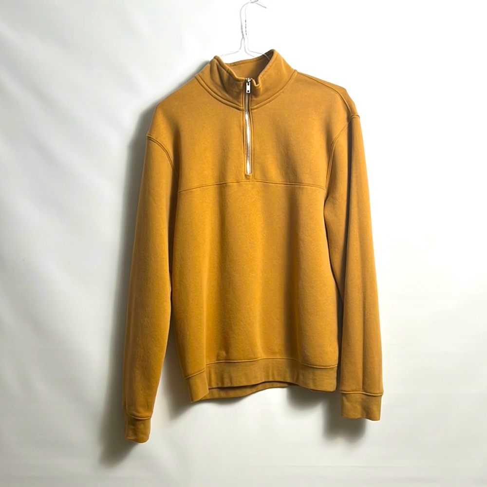 Relaxed Fit Half Zip Sweater